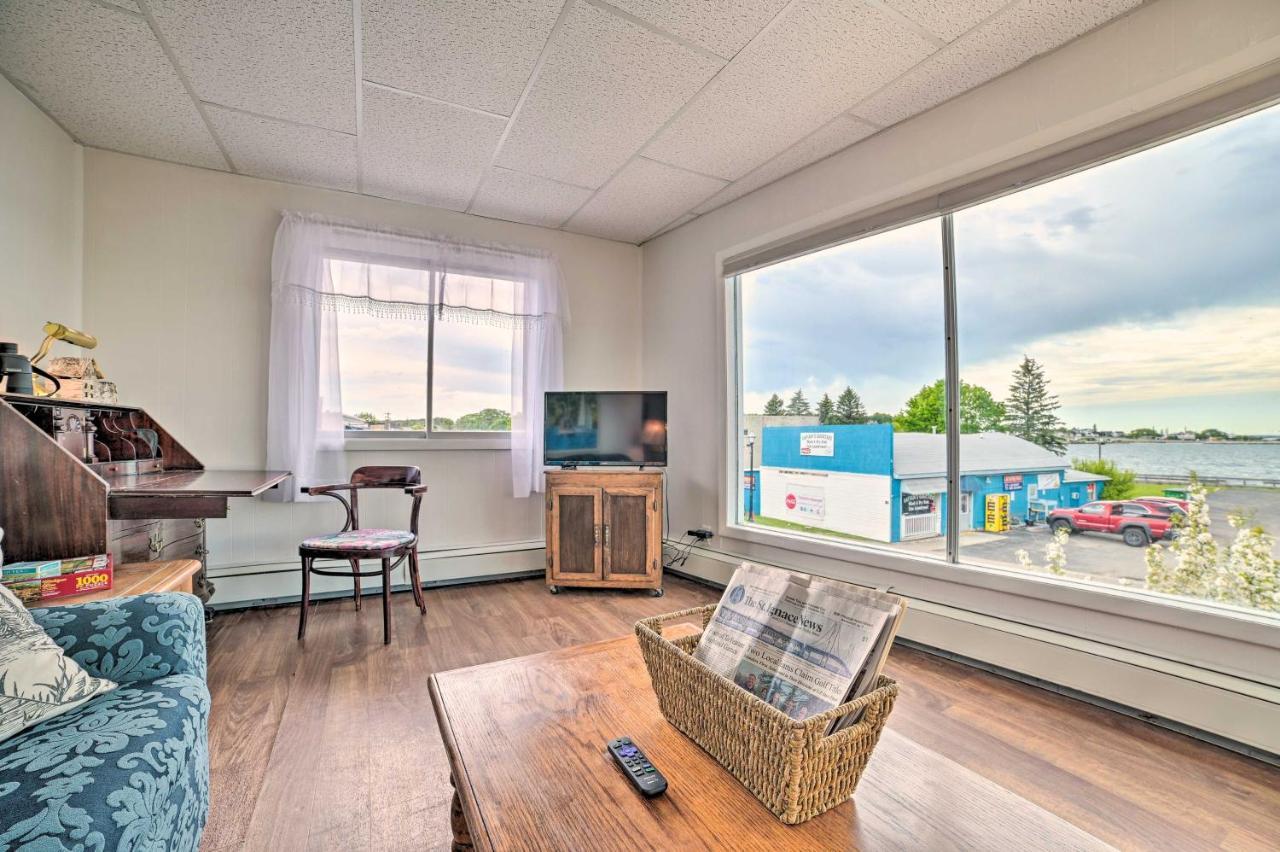 Walkable St Ignace Condo With Lake Huron Views Saint Ignace Exterior photo